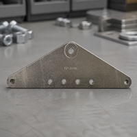 Plaque triangulaire en acier de type L, galvanisée à chaud, pour raccordement de ligne de transmission aérienne, raccordement de ligne électrique