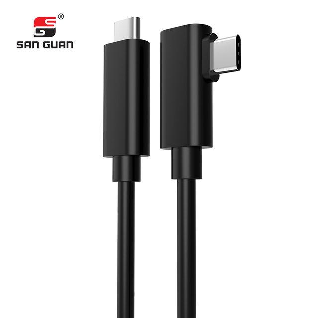 5M Long Flexible USB3.1 Gen1 Type C to USB Cable 5Gbps Data Sync for VR Android with Right-Angle Connectors Pc Accessories