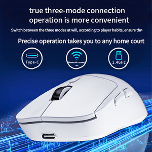 <span class=keywords><strong>Mouse</strong></span> Wireless Ricaricabile di Alta Qualità con Supporto <span class=keywords><strong>Bluetooth</strong></span>/2.4G, <span class=keywords><strong>Mouse</strong></span> da <span class=keywords><strong>Gaming</strong></span> Silenzioso ad Alta Precisione per iPad e Computer - Product Image 4