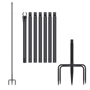 Guirlande légère en métal pour <span class=keywords><strong>ficelle</strong></span> extérieure avec fourche suspendue pour patio arrière-cour jardin pont fête mariage - Product Image 1