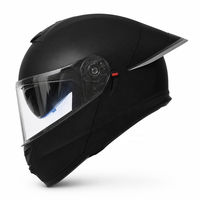 Casque de moto homologué DOT, ABS, modulaire, intégral, à visière relevable, double lentille, personnalisable, sécurité de conduite