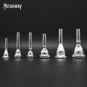 Starway sliver plating on cooper trumpet mouthpiece accessories for professional