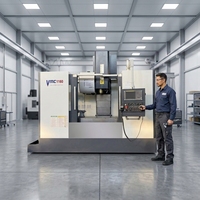 Centre d'usinage VMC 4 axes MARCH EXPO Prix Vmc1160 Machine de fraisage CNC à vendre