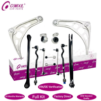 COMOOL Kit de suspension avant 12 pièces avec bras de commande, bielles de direction, bagues et stabilisateur 31126777852 pour BMW Série 3 E46