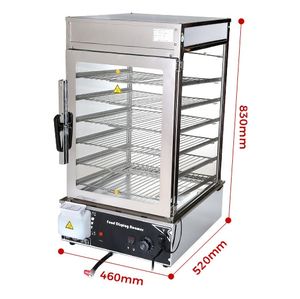 Cuiseur vapeur électrique à 6 étages pour pains, dim sum, 220V, machine à vapeur automatique, grande capacité pour hôtel, restaurant, service de petit-déjeuner - Product Image 2