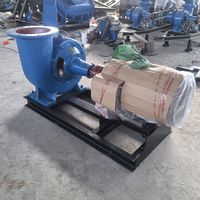 Bomba Centrífuga HW de Gran Caudal, Accionada por Motor Eléctrico de Hierro, para Riego de Campos de Arroz y Control de Inundaciones