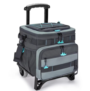 Collapsible Detachable Pull Rod Ice Pack Waterproof <b>Trolley</b> Thermal Insulated Refrigerated <b>Camping</b> Outdoor Picnic Portable Food - Product Image 1