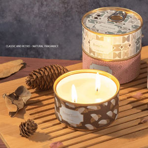 Vela Aromática AIKUN con Tapa, Doble Mecha, Cera de Soja para Aromaterapia, Fragancia para el Hogar, Uso en Viajes y Suministro al por Mayor - Product Image 1