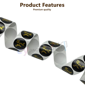 Etichette Rotonde Personalizzate da 40mm Resistenti al Calore e all'Olio, Adesivi di Trasferimento con <span class=keywords><strong>Auguri</strong></span> di <span class=keywords><strong>Compleanno</strong></span> e Ringraziamenti - Product Image 4