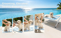 Support de hamac portable et pliable pour toilettage d'animaux, avec maille respirante et sangles de retenue réglables – Vente en gros usine
