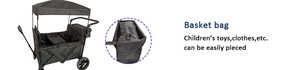 Jxb gấp vườn giỏ hàng bé pram <span class=keywords><strong>Buggy</strong></span> Xe đẩy Wagon với dây an toàn cho trẻ sơ sinh - Product Image 5