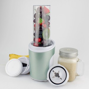 Portable Juicer 350ml 400W AC Motor Stainless Steel Rapid Pulping Easy Operation Silver Gray - Product Image 3