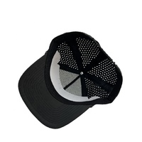 Casquette Snapback Personnalisée 5 Panneaux en Nylon Haute Performance pour Camping en Plein Air, Imperméable, Découpée au Laser, Perforée, Vente en Gros, Style Hip Hop 3D, Cyclisme