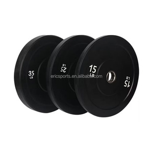 Discos de Pesas para Gimnasio Comercial, Entrenamiento de Fuerza, Hierro Fundido Recubierto de Goma Antideslizante, Capacidad de 10kg-150kg, Diámetro de Barra de 50mm, <span class=keywords><strong>Eric</strong></span> - Product Image 1