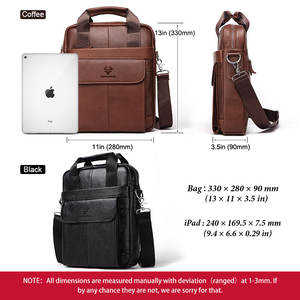 HUMERPAUL Nuova <span class=keywords><strong>Borsa</strong></span> a <span class=keywords><strong>Tracolla</strong></span> da <span class=keywords><strong>Uomo</strong></span> in Vera <span class=keywords><strong>Pelle</strong></span> 100% Economica Borse a Mano di Grande Capacità Borse a <span class=keywords><strong>Tracolla</strong></span> per <span class=keywords><strong>Uomo</strong></span> - Product Image 6