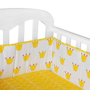 Chine <span class=keywords><strong>Pas</strong></span> <span class=keywords><strong>Cher</strong></span> Pliable Coton Respirant Coft Mousseline Bébé Berceau Pare-chocs <span class=keywords><strong>De</strong></span> Sécurité Longue Tout Rond Ensembles - Product Image 2