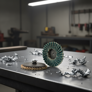 Disco de Láminas Fervi Mini de 40 mm para Pulir Metal, Disco Abrasivo - Product Image 3