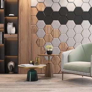 Bảng Điều Khiển Trang Trí Tường Thiết Kế Mới Cho Trang Chủ Bảng Điều Khiển Tường 3d Nghệ Thuật Bằng Da - Product Image 2