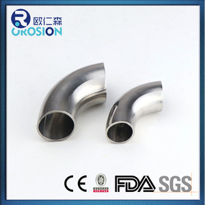304 316 thép không gỉ phù hợp 90 độ cong hàn ống khuỷu tay DIN 2 inch uốn cong với đánh bóng xử lý bề mặt - Product Image 4