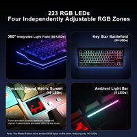 AULA F87 ProV2 Tri-Mode Kabellose Mechanische Tastatur 8K Polling-Rate 87 Tasten Blattfeder-Gasket Hot-Swap-fähig RGB Neue USB Laptop-Tastatur