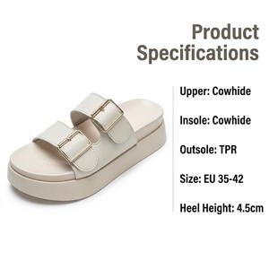 Zapatos de Mujer Yearning, de Piel Auténtica, con Parte Superior de Pelo de Caballo y Piel de Vaca, Suaves, Antideslizantes, Transpirables, para Primavera/Otoño/Verano/Invierno - Product Image 4