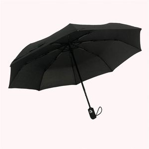 Auto-Open & Close <b>Windproof</b> UV Protection <b>Umbrella</b> with Custom Logo Print Adult Promotion Three-Fold Folding Design - Product Image 3