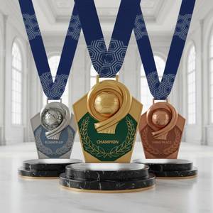 Medalla de Metal con Cinta <span class=keywords><strong>del</strong></span> Club Deportivo de Fútbol con el Emblema <span class=keywords><strong>del</strong></span> Mundial de Clubes 2026 - Product Image 3