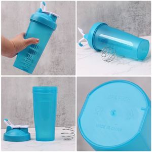 Botella Mezcladora Deportiva de Plástico PP de 400 ml y 600 ml con Logotipo Personalizado al por Mayor, para Gimnasio, Deportes, Proteínas, Regalo Promocional - Product Image 3