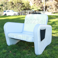 Une chaise longue gonflable de Tableau gonflable d'air de taille de la chaise XL de sofa de siège unique pour extérieur/plage/piscine