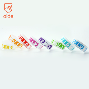 Bracelet de poignet jetable personnalisé imperméable pour événements d'hôtel, entrée VIP, bracelet de poignet en papier pour événements VIP, bracelet en Tyvek - Product Image 4