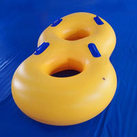 Parc aquatique gonflable robuste à trois tubes doubles, parc aquatique à double tube gonflable, bouée de natation en caoutchouc, flotteur de piscine, tube flottant