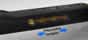 Wefump แว่นตานิรภัยป้องกันตา Ansi เลนส์ Z87.1การนำเข้าดีไซน์ทันสมัยพร้อมเลนส์ป้องกันแบบใสสำหรับใส่ทำงานในแล็บ - Product Image 3