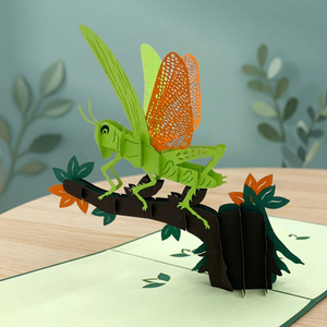 Carte pop-up 3D animale personnalisée faite à la main pour la remise des diplômes, Pâques, Thanksgiving, artisanat en papier imprimé offset Hanoi avec couleurs personnalisées - Product Image 4