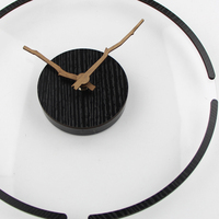 Jam Dinding Analog Quartz 3D Transparan Mewah Minimalis Modern untuk Ruang Tamu