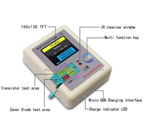 Stock <span class=keywords><strong>Transistor</strong></span> <span class=keywords><strong>Tester</strong></span> Multímetro Display colorido TFT para Diode Triode LCR-TC1 LCR-T7 LCR-T10H - Product Image 4