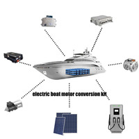 Kit de conversion marine haute puissance 150 kW pour moteur de bateau, pour la conversion de moteur à essence en électrique, pour bateaux commerciaux et de tourisme