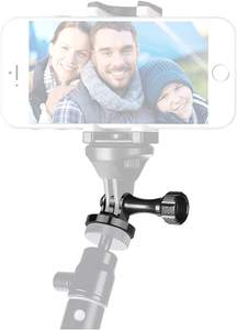 Adaptateur à vis à oreilles en aluminium pour <span class=keywords><strong>Gopro</strong></span> <span class=keywords><strong>Max</strong></span> et pour caméra d'action DJI OSMO pour Hero 10/9/8/7/6/5 Accessoire de montage sur trépied - Product Image 4