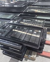 Ventana Francesa Vintage de Acero Forjado Estilo Antiguo para Proyecto de Renovación de Viviendas