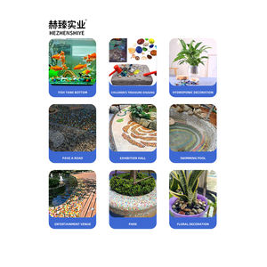 Yuhuaカラフルな小石天然石花瓶フィラーとテーブルセンターピースインテリアホームデザイン装飾 - Product Image 5