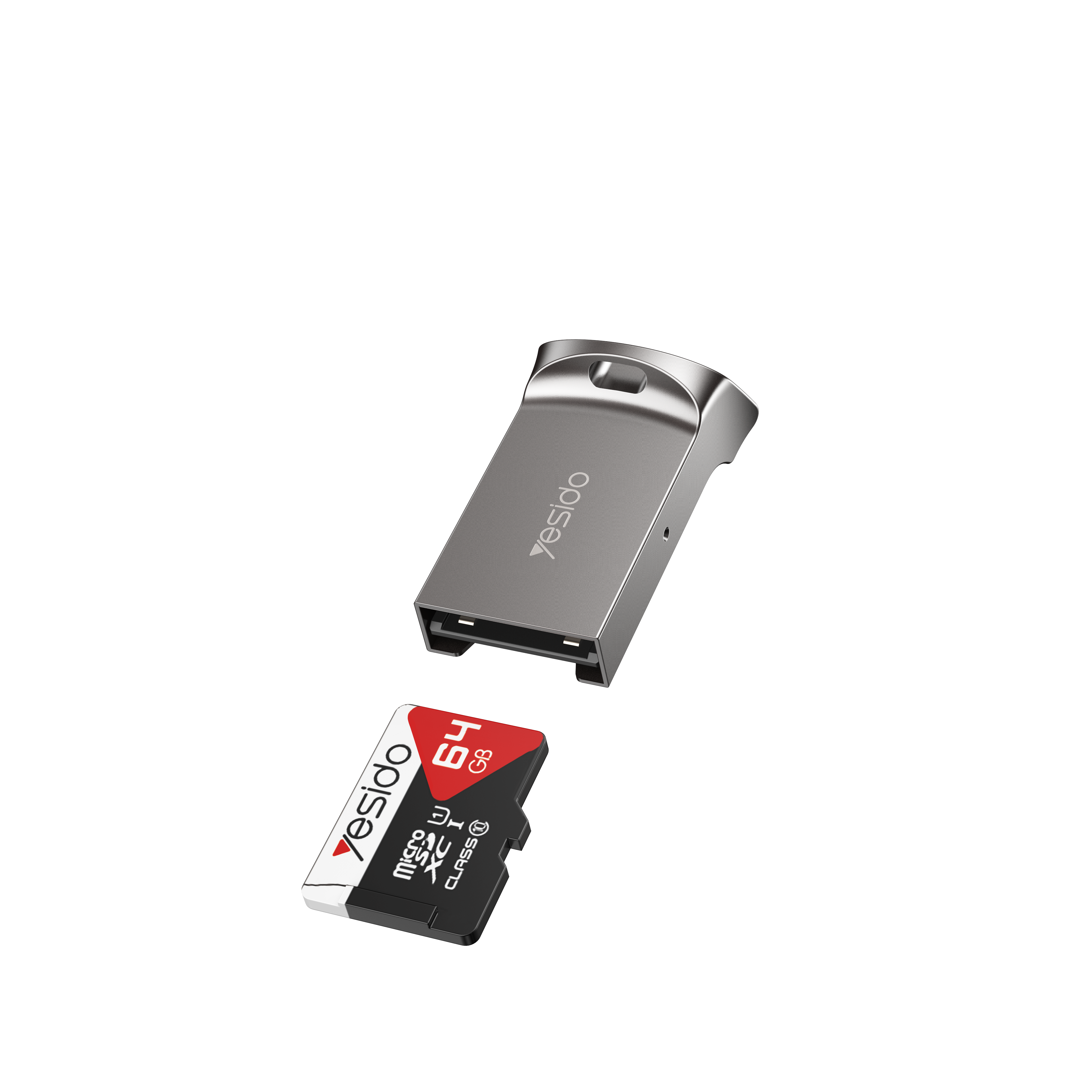 YESIDO портативный мини USB для TF rfid кардридер OTG для компьютера ноутбука кардридер