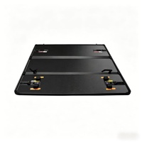 Couverture de benne rigide pliable en trois parties en alliage d'aluminium épaissi, étanche et verrouillable, pour camions pick-up Navara D40 D22, D23/JAC Shuailing T6/T8