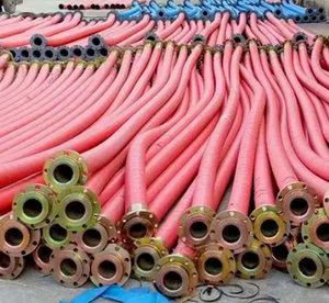 خرطوم مطاطي كبير القطر مقوى بأسلاك فولاذية لشفط وتصريف المياه والزيت، مقاوم للتآكل، بطول 20-40 متر للاستخدام الزراعي - Product Image 5