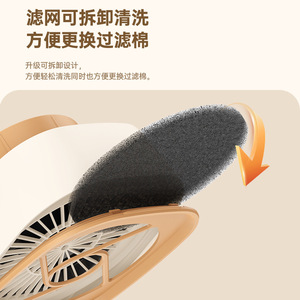 Desktop Range Hood Mini With Charcoal Filter High Suction Power Kitchen Use Electric DC Powered Plastic Housing - Product Image 3