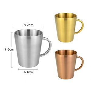 Taza de Cerveza Irrompible de 300 ml, Doble Capa de Acero Inoxidable, Vaso para Bebidas Frías, Café, Cola, para Bar y Restaurante - Product Image 2