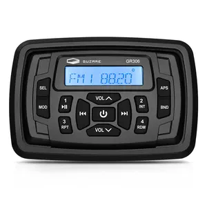 Marine Radio Bluetooth AM FM Wasserdichtes Boot Stereo System Head Unit ATV UTV Auto