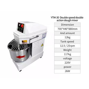 4 ensembles de kit pizza table de préparation de pizza mélangeur de pâte de travail four électrique à <span class=keywords><strong>air</strong></span> pizza réfrigérateur commercial - Product Image 6
