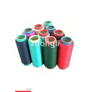 Dty Polyester Filament sợi DOPE nhuộm màu sắc một nóng 150D/48F/2 S + Z Nim