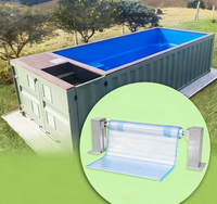 Couverture de piscine commerciale à enrouleur, isolée et résistante aux UV, pour piscines d'hôtels et de complexes hôteliers