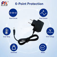 Meilleures ventes : Adaptateur secteur mural AC/DC 3V 5V 6V 9V 12V 24V 0.5A 1A 1.5A 2A avec prise brésilienne, puissance 1.2W 5W 6W 9W 12W
