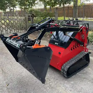 Obral mesin Skid Steer Cina murah CE EURO5 Epa Skidsteer kecil skid steer track Loader